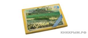 Сувенирный набор мыла почтовый с фотографиями Крыма Аю-Даг